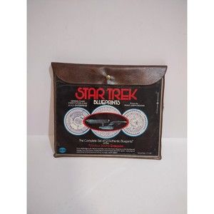Star Trek The Complete Set of 12 Authentic Blueprints 9" x 30" in Pouch